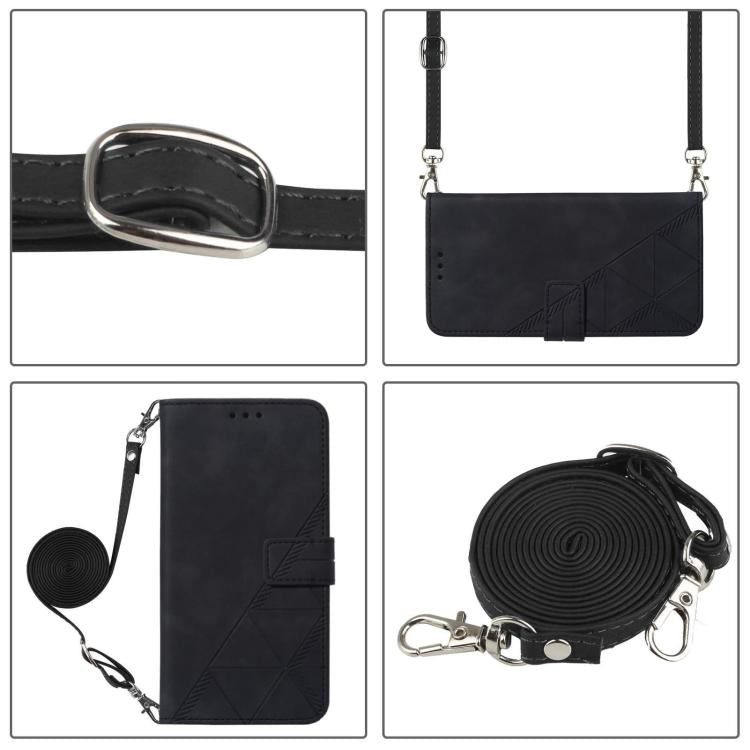 Crossbody 3D Embossed Flip Leather Phone Case, For Cubot A40, For Cubot P90, For Cubot A30, For Cubot A20, For Cubot A10, For Cubot Note 40, For Cubot P50