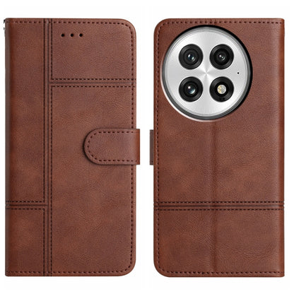 Cowhide Texture Stitching Leather Phone Case, For OnePlus Ace 6, For OnePlus 15, For OnePlus Nord 5, For OnePlus Nord CE5, For OnePlus 13