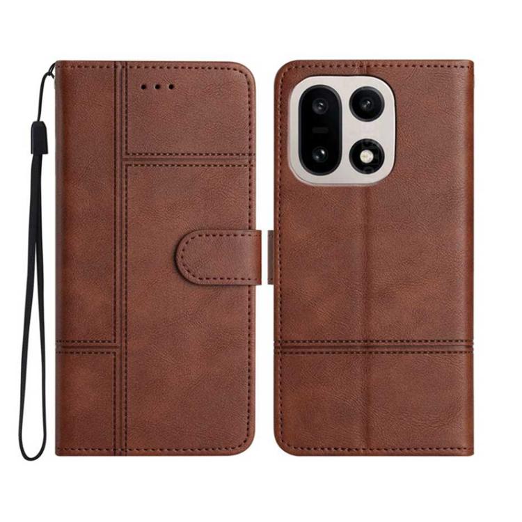 Cowhide Texture Stitching Leather Phone Case, For OnePlus Ace 6, For OnePlus 15, For OnePlus Nord 5, For OnePlus Nord CE5, For OnePlus 13