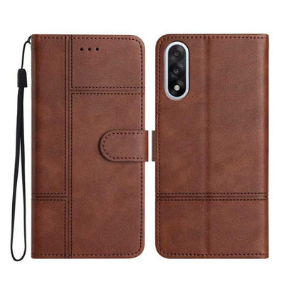 Cowhide Texture Stitching Leather Phone Case, For OnePlus Ace 6, For OnePlus 15, For OnePlus Nord 5, For OnePlus Nord CE5, For OnePlus 13