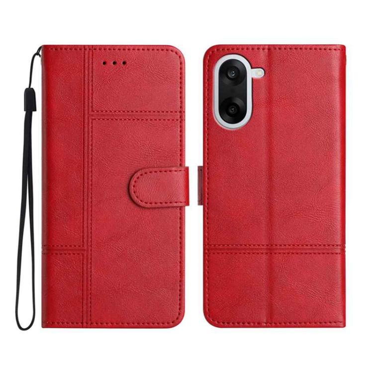Cowhide Texture Stitching Leather Phone Case, For OnePlus Ace 6, For OnePlus 15, For OnePlus Nord 5, For OnePlus Nord CE5, For OnePlus 13