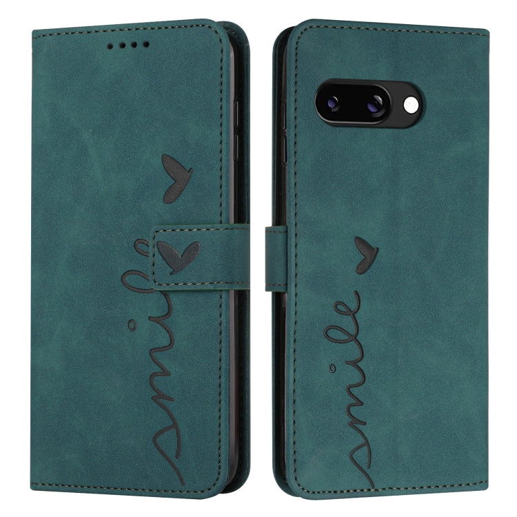 Skin Feel Heart Embossed Leather Phone Case with Long Lanyard, For Google Pixel 11a, For Google Pixel 11 Pro XL, For Google Pixel 11 / 11 Pro, For Google Pixel 10a, For Google Pixel 10 Pro XL, For Google Pixel 10 / 10 Pro, For Google Pixel 9a