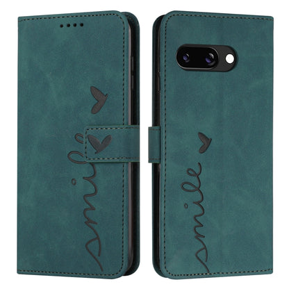 Skin Feel Heart Embossed Leather Phone Case with Long Lanyard, For Google Pixel 11a, For Google Pixel 11 Pro XL, For Google Pixel 11 / 11 Pro, For Google Pixel 10a, For Google Pixel 10 Pro XL, For Google Pixel 10 / 10 Pro, For Google Pixel 9a