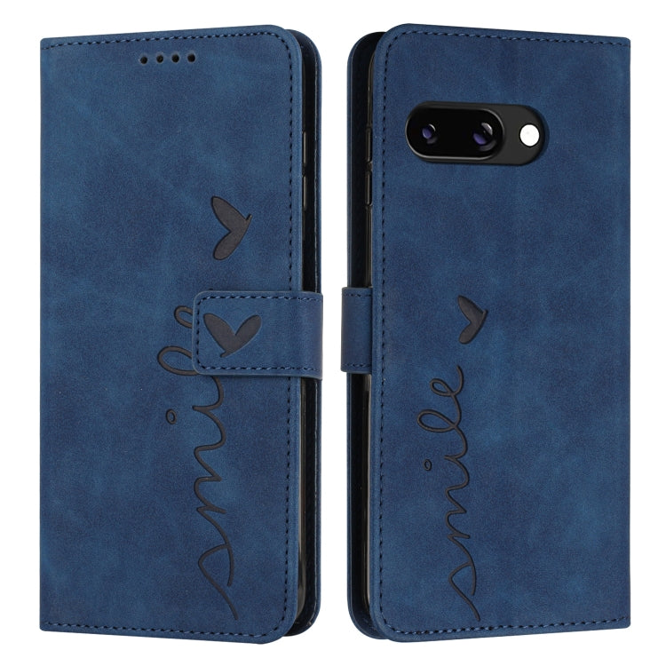 Skin Feel Heart Embossed Leather Phone Case with Long Lanyard, For Google Pixel 11a, For Google Pixel 11 Pro XL, For Google Pixel 11 / 11 Pro, For Google Pixel 10a, For Google Pixel 10 Pro XL, For Google Pixel 10 / 10 Pro, For Google Pixel 9a