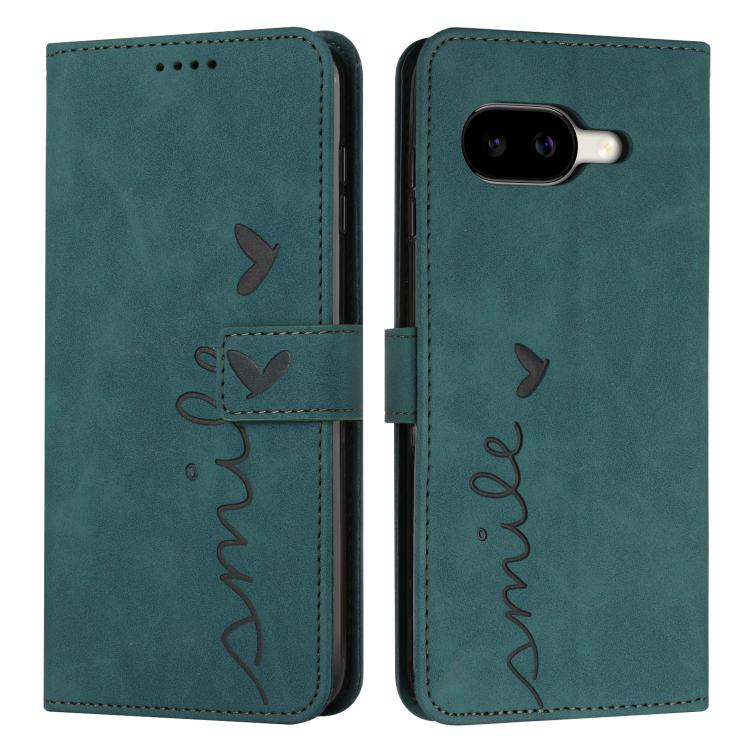 Skin Feel Heart Embossed Leather Phone Case with Long Lanyard, For Google Pixel 11a, For Google Pixel 11 Pro XL, For Google Pixel 11 / 11 Pro, For Google Pixel 10a, For Google Pixel 10 Pro XL, For Google Pixel 10 / 10 Pro, For Google Pixel 9a