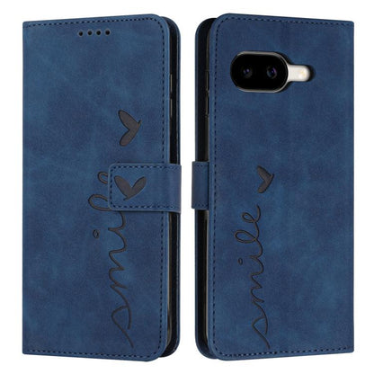 Skin Feel Heart Embossed Leather Phone Case with Long Lanyard, For Google Pixel 11a, For Google Pixel 11 Pro XL, For Google Pixel 11 / 11 Pro, For Google Pixel 10a, For Google Pixel 10 Pro XL, For Google Pixel 10 / 10 Pro, For Google Pixel 9a