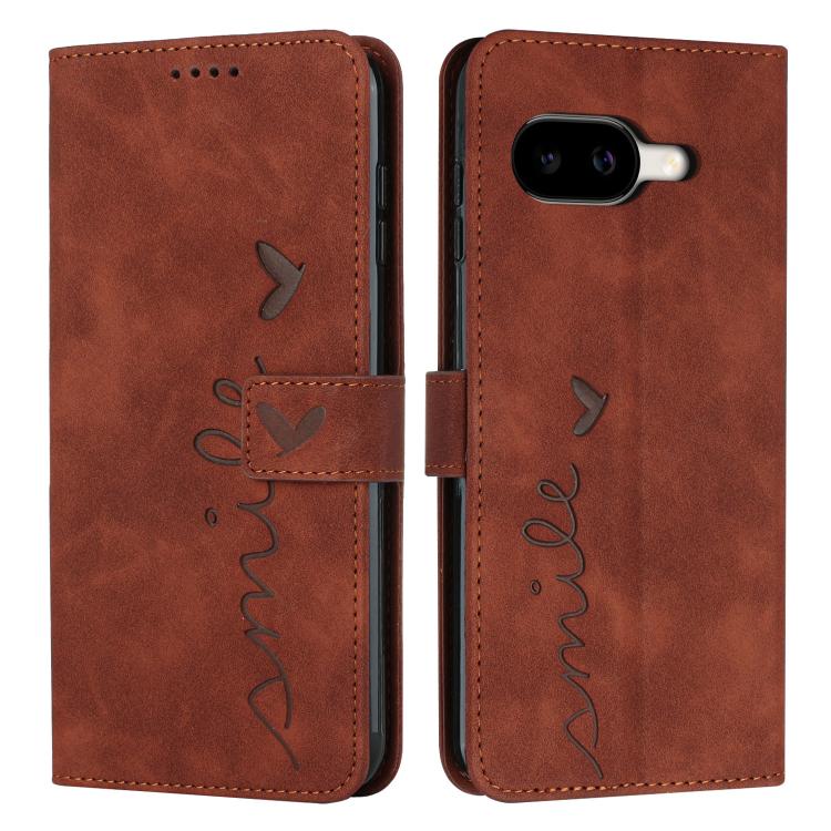 Skin Feel Heart Embossed Leather Phone Case with Long Lanyard, For Google Pixel 11a, For Google Pixel 11 Pro XL, For Google Pixel 11 / 11 Pro, For Google Pixel 10a, For Google Pixel 10 Pro XL, For Google Pixel 10 / 10 Pro, For Google Pixel 9a
