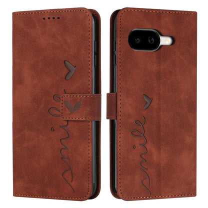 Skin Feel Heart Embossed Leather Phone Case with Long Lanyard, For Google Pixel 11a, For Google Pixel 11 Pro XL, For Google Pixel 11 / 11 Pro, For Google Pixel 10a, For Google Pixel 10 Pro XL, For Google Pixel 10 / 10 Pro, For Google Pixel 9a