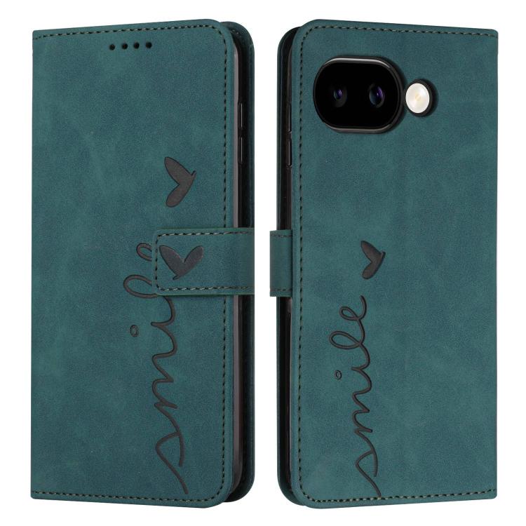 Skin Feel Heart Embossed Leather Phone Case with Long Lanyard, For Google Pixel 11a, For Google Pixel 11 Pro XL, For Google Pixel 11 / 11 Pro, For Google Pixel 10a, For Google Pixel 10 Pro XL, For Google Pixel 10 / 10 Pro, For Google Pixel 9a