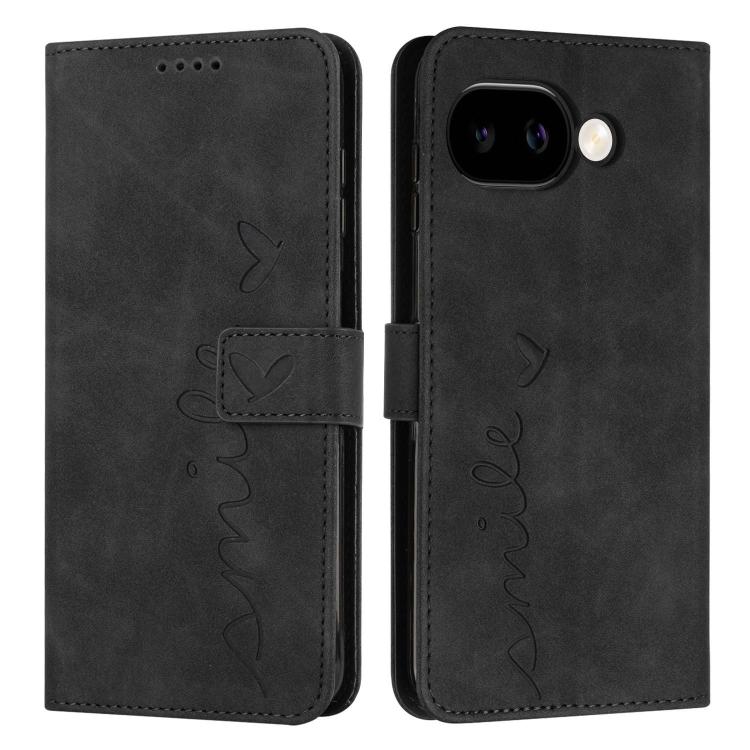 Skin Feel Heart Embossed Leather Phone Case with Long Lanyard, For Google Pixel 11a, For Google Pixel 11 Pro XL, For Google Pixel 11 / 11 Pro, For Google Pixel 10a, For Google Pixel 10 Pro XL, For Google Pixel 10 / 10 Pro, For Google Pixel 9a