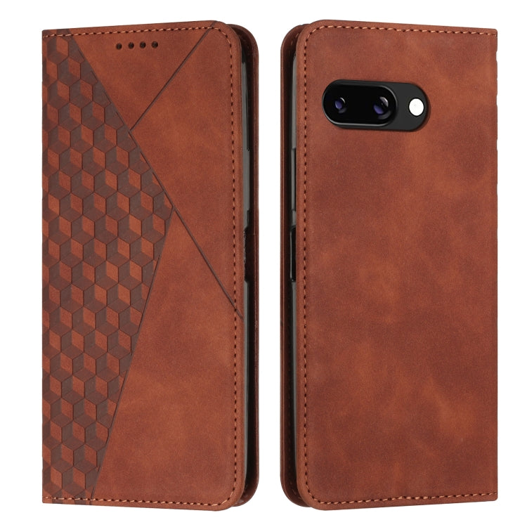 Diamond Splicing Skin Feel Magnetic Leather Phone Case, For Google Pixel 11a, For Google Pixel 11 Pro XL, For Google Pixel 11 / 11 Pro, For Google Pixel 10a, For Google Pixel 10 Pro XL, For Google Pixel 10 / 10 Pro, For Google Pixel 9a