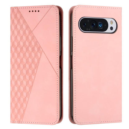 Diamond Splicing Skin Feel Magnetic Leather Phone Case, For Google Pixel 11a, For Google Pixel 11 Pro XL, For Google Pixel 11 / 11 Pro, For Google Pixel 10a, For Google Pixel 10 Pro XL, For Google Pixel 10 / 10 Pro, For Google Pixel 9a