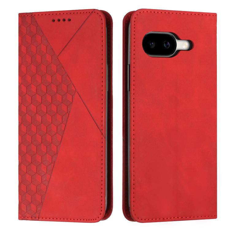 Diamond Splicing Skin Feel Magnetic Leather Phone Case, For Google Pixel 11a, For Google Pixel 11 Pro XL, For Google Pixel 11 / 11 Pro, For Google Pixel 10a, For Google Pixel 10 Pro XL, For Google Pixel 10 / 10 Pro, For Google Pixel 9a
