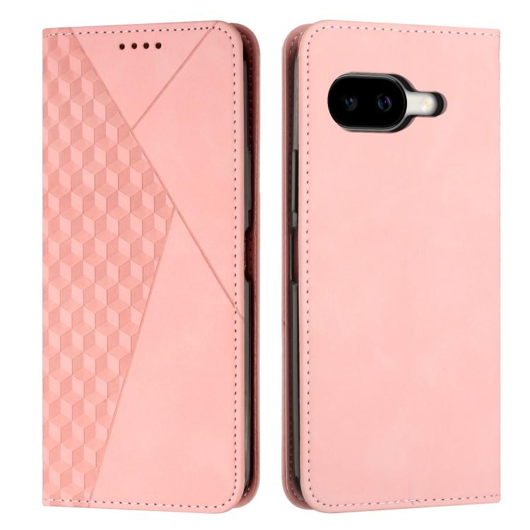 Diamond Splicing Skin Feel Magnetic Leather Phone Case, For Google Pixel 11a, For Google Pixel 11 Pro XL, For Google Pixel 11 / 11 Pro, For Google Pixel 10a, For Google Pixel 10 Pro XL, For Google Pixel 10 / 10 Pro, For Google Pixel 9a