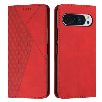 Diamond Splicing Skin Feel Magnetic Leather Phone Case, For Google Pixel 11a, For Google Pixel 11 Pro XL, For Google Pixel 11 / 11 Pro, For Google Pixel 10a, For Google Pixel 10 Pro XL, For Google Pixel 10 / 10 Pro, For Google Pixel 9a