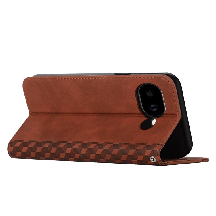 Diamond Splicing Skin Feel Magnetic Leather Phone Case, For Google Pixel 11a, For Google Pixel 11 Pro XL, For Google Pixel 11 / 11 Pro, For Google Pixel 10a, For Google Pixel 10 Pro XL, For Google Pixel 10 / 10 Pro, For Google Pixel 9a