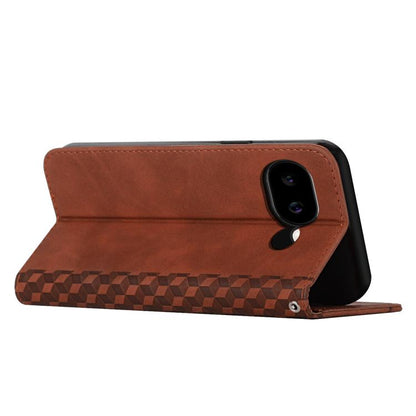 Diamond Splicing Skin Feel Magnetic Leather Phone Case, For Google Pixel 11a, For Google Pixel 11 Pro XL, For Google Pixel 11 / 11 Pro, For Google Pixel 10a, For Google Pixel 10 Pro XL, For Google Pixel 10 / 10 Pro, For Google Pixel 9a