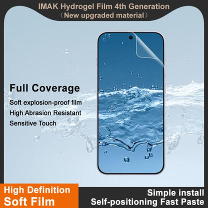 imak 4th Generation  Full Coverage Screen Hydrogel Film Protector, For OPPO Find X9s Pro 5G, For OPPO K15 Pro+, For OPPO K15 Pro 5G, For OPPO Reno15 F 5G Global, For OPPO Reno15 Pro Max 5G Global, For OPPO Reno15 5G Global/Reno15c 5G, For OPPO Find X9 ...