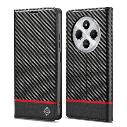 LC.IMEEKE Carbon Fiber Leather Phone Case, For Redmi Note 17 4G / 5G Global 169.7mm, For Redmi Note 17 Pro Max 5G Global 163.4mm, For Redmi Note 17 Pro 5G Global 163.5mm, For Redmi Note 15 Pro+ 5G Global 163.3mm, For Redmi Note 15 4G / 5G Global 164mm ...