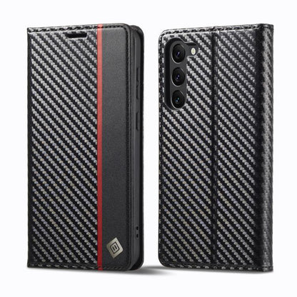 LC.IMEEKE Carbon Fiber Leather Phone Case, For Redmi Note 17 4G / 5G Global 169.7mm, For Redmi Note 17 Pro Max 5G Global 163.4mm, For Redmi Note 17 Pro 5G Global 163.5mm, For Redmi Note 15 Pro+ 5G Global 163.3mm, For Redmi Note 15 4G / 5G Global 164mm ...