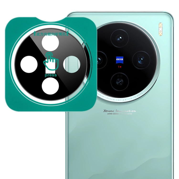 imak Black Version HD Glass Rear Camera Lens Film, Self-positioning Version, For vivo X300s, For vivo iQOO 15 Ultra 5G, For vivo iQOO Z11 Turbo 5G, For vivo X300 Ultra, For vivo S50 Pro mini 5G, For vivo Y500 Pro 5G, For vivo iQOO 15, For vivo X300 Pro...