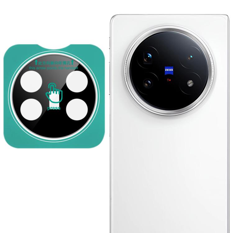 imak Black Version HD Glass Rear Camera Lens Film, Self-positioning Version, For vivo X300s, For vivo iQOO 15 Ultra 5G, For vivo iQOO Z11 Turbo 5G, For vivo X300 Ultra, For vivo S50 Pro mini 5G, For vivo Y500 Pro 5G, For vivo iQOO 15, For vivo X300 Pro...