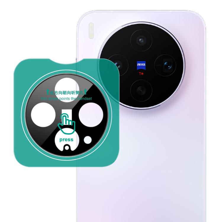 imak Black Version HD Glass Rear Camera Lens Film, Self-positioning Version, For vivo X300s, For vivo iQOO 15 Ultra 5G, For vivo iQOO Z11 Turbo 5G, For vivo X300 Ultra, For vivo S50 Pro mini 5G, For vivo Y500 Pro 5G, For vivo iQOO 15, For vivo X300 Pro...