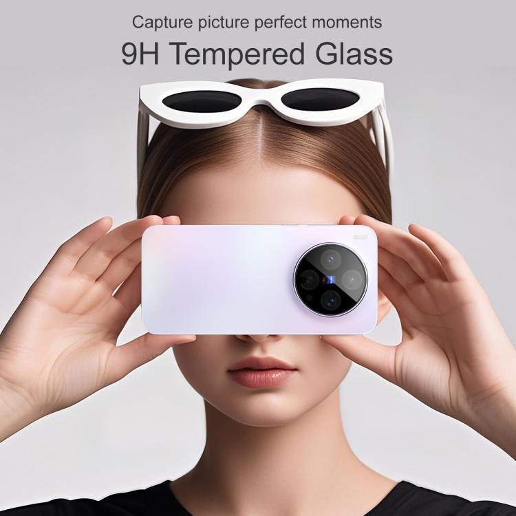 imak Black Version HD Glass Rear Camera Lens Film, Self-positioning Version, For vivo X300s, For vivo iQOO 15 Ultra 5G, For vivo iQOO Z11 Turbo 5G, For vivo X300 Ultra, For vivo S50 Pro mini 5G, For vivo Y500 Pro 5G, For vivo iQOO 15, For vivo X300 Pro...