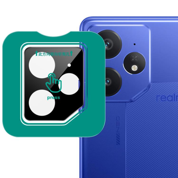 imak Black Version HD Glass Rear Camera Lens Film, Self-positioning Version, For Realme Neo8 5G, For Realme GT 7 / 7T Global, For Realme Neo7, For Realme GT7 Pro 5G