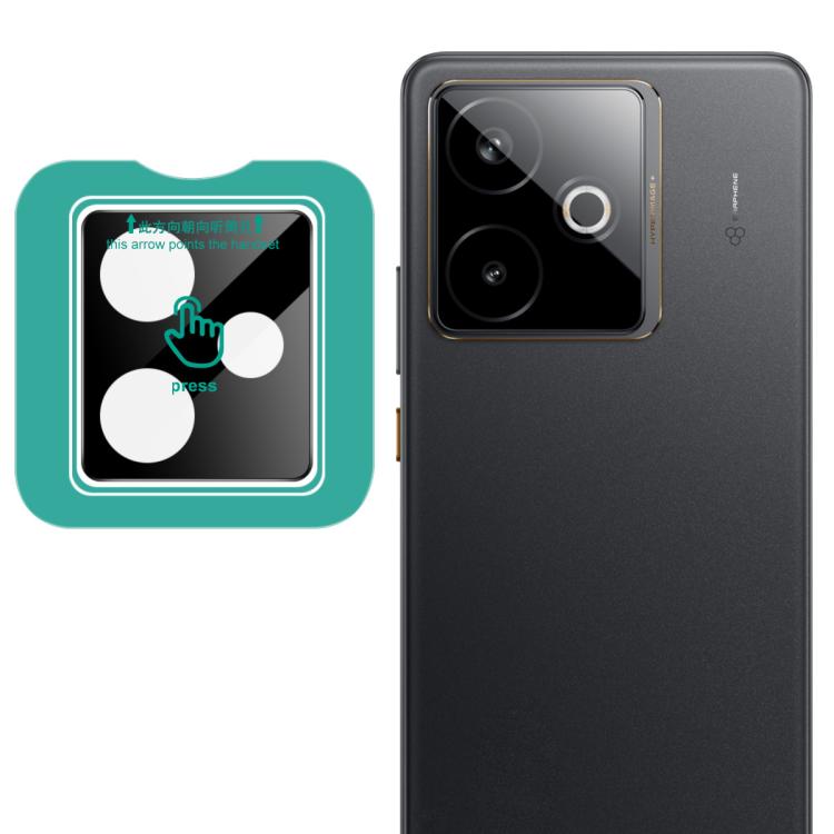 imak Black Version HD Glass Rear Camera Lens Film, Self-positioning Version, For Realme Neo8 5G, For Realme GT 7 / 7T Global, For Realme Neo7, For Realme GT7 Pro 5G