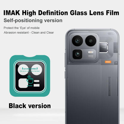 imak Black Version HD Glass Rear Camera Lens Film, Self-positioning Version, For Realme Neo8 5G, For Realme GT 7 / 7T Global, For Realme Neo7, For Realme GT7 Pro 5G