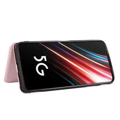 Pink flip phone case with magnetic stand for landscape viewing