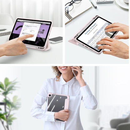 DUX DUCIS TOBY Series Antiskid Leather Tablet Case with Sleep / Wake-up Function, For Redmi Pad 2 SE 9.7 inch 2026, For Xiaomi Pad 8 / 8 Pro / 7 / 7 Pro