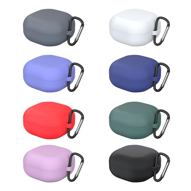 Multiple colored silicone earphone cases with anti-fall hooks for Galaxy Buds Live