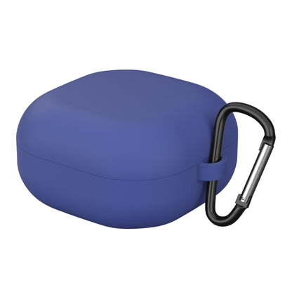 Blue protective earphone case with anti-fall hook for Samsung Galaxy Buds Live