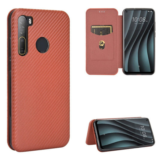 Magnetic flip phone case with carbon fiber texture, card slot, and back cover