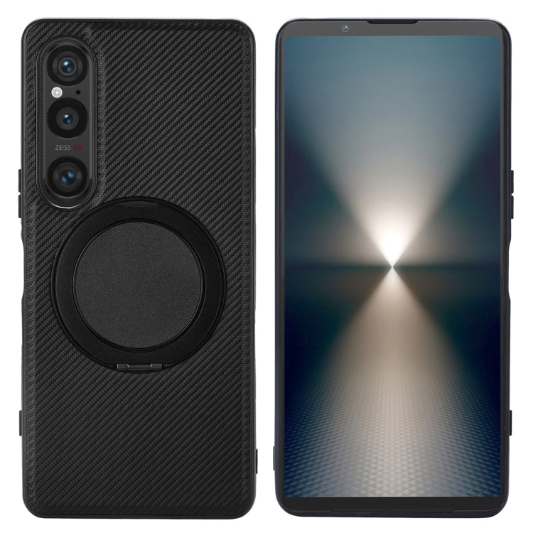 ViLi TCY Series Kevlar Leather Texture Rotating Holder Phone Case, For Sony Xperia 10 VII, For Sony Xperia 10 VI, For Sony Xperia 1 VI, For Sony Xperia 5 V, For Sony Xperia 1 V, For Sony Xperia 10 V, For Sony Xperia 5 IV, For Sony Xperia 1 IV          ...