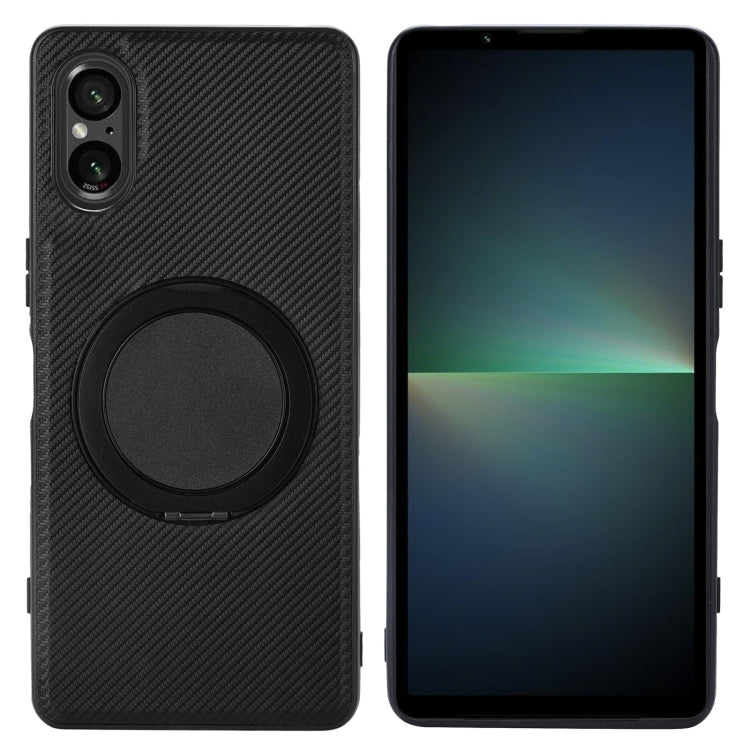 ViLi TCY Series Kevlar Leather Texture Rotating Holder Phone Case, For Sony Xperia 10 VII, For Sony Xperia 10 VI, For Sony Xperia 1 VI, For Sony Xperia 5 V, For Sony Xperia 1 V, For Sony Xperia 10 V, For Sony Xperia 5 IV, For Sony Xperia 1 IV          ...