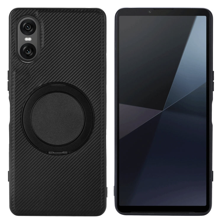 ViLi TCY Series Kevlar Leather Texture Rotating Holder Phone Case, For Sony Xperia 10 VII, For Sony Xperia 10 VI, For Sony Xperia 1 VI, For Sony Xperia 5 V, For Sony Xperia 1 V, For Sony Xperia 10 V, For Sony Xperia 5 IV, For Sony Xperia 1 IV          ...