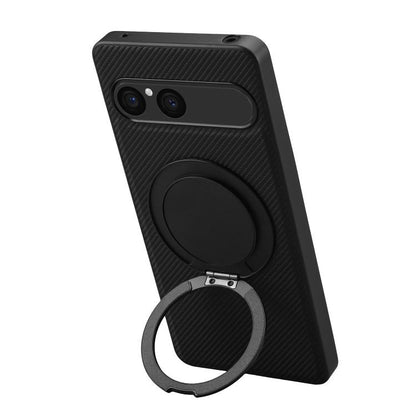 ViLi TCY Series Kevlar Leather Texture Rotating Holder Phone Case, For Sony Xperia 10 VII, For Sony Xperia 10 VI, For Sony Xperia 1 VI, For Sony Xperia 5 V, For Sony Xperia 1 V, For Sony Xperia 10 V, For Sony Xperia 5 IV, For Sony Xperia 1 IV          ...