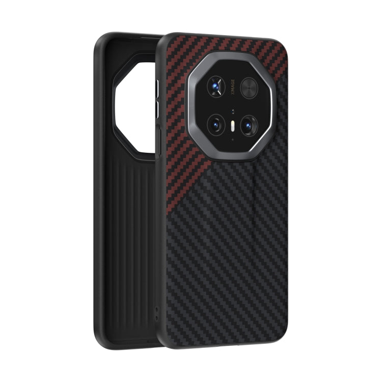 ABEEL C Carbon Fiber Series 6D Micro Relief Phone Case, For Huawei Pura 90 5G, For Huawei Mate 80 RS Ultimate, For Huawei Mate 70 RS Ultimate, For Huawei Mate 60 RS Ultimate