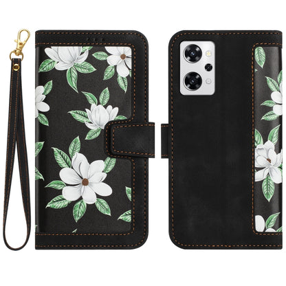 Floral Pattern Leather Phone Case with Lanyard, For OPPO Reno16 F / Reno16 FS 5G, For OPPO Reno16 / Reno16 Pro Global, For OPPO A6 Pro 5G, For OPPO Reno11 F, For OPPO Reno9 A