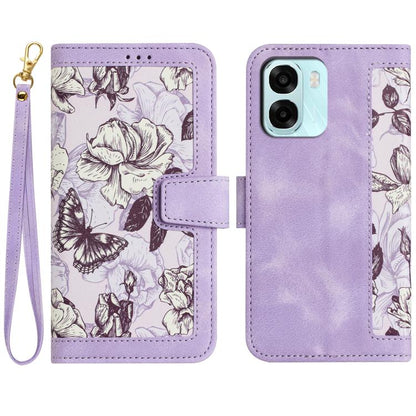 Floral Pattern Leather Phone Case with Lanyard, For OPPO Reno16 F / Reno16 FS 5G, For OPPO Reno16 / Reno16 Pro Global, For OPPO A6 Pro 5G, For OPPO Reno11 F, For OPPO Reno9 A