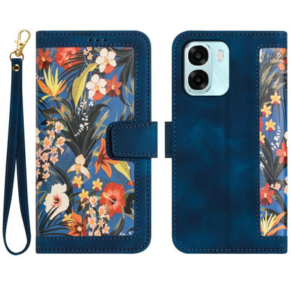 Floral Pattern Leather Phone Case with Lanyard, For OPPO Reno16 F / Reno16 FS 5G, For OPPO Reno16 / Reno16 Pro Global, For OPPO A6 Pro 5G, For OPPO Reno11 F, For OPPO Reno9 A