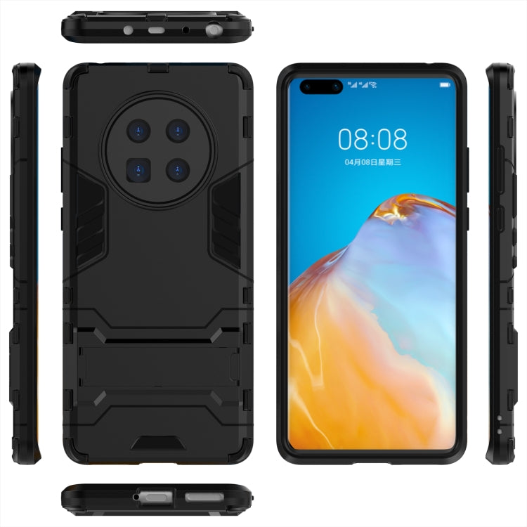 Black shockproof phone case kit with back cover and detachable side frame