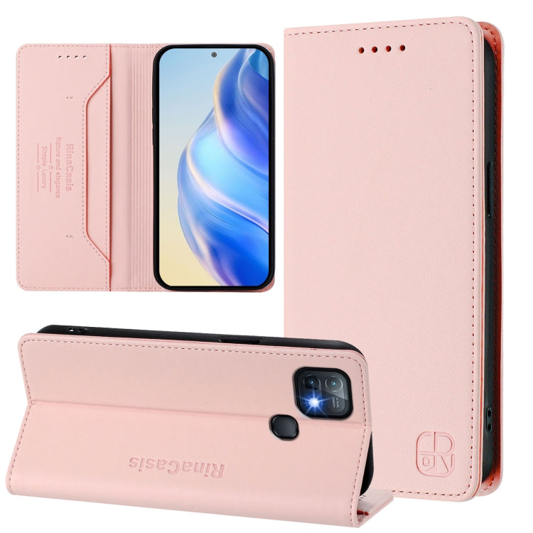 RC01 Dual-Folded Magnetic Suction RFID Leather Phone Case, For Infinix Zero 20, For Infinix Note 12 4G / 12 Pro 4G, For Infinix Smart 6 / 6 Plus / 6 HD, For Infinix Note 12 Pro 5G, For Infinix Hot 12 Play, For Infinix Hot 10T / Hot 10S X689            ...