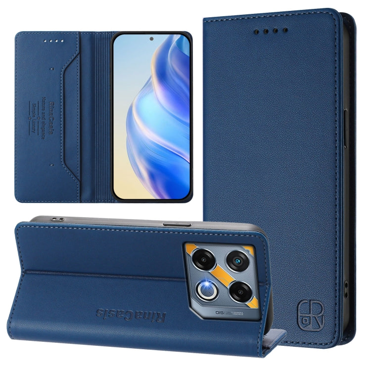 RC01 Dual-Folded Magnetic Suction RFID Leather Phone Case, For Infinix Note 40X 5G, For Infinix Note 40 5G, For Infinix GT 20 Pro 5G, For Infinix Note 40 Pro 4G / 5G, For Infinix Note 40 4G, For Infinix Hot 40 4G / Hot 40 Play, For Infinix Zero 30 4G  ...