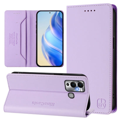 RC01 Dual-Folded Magnetic Suction RFID Leather Phone Case, For Infinix Zero 20, For Infinix Note 12 4G / 12 Pro 4G, For Infinix Smart 6 / 6 Plus / 6 HD, For Infinix Note 12 Pro 5G, For Infinix Hot 12 Play, For Infinix Hot 10T / Hot 10S X689            ...