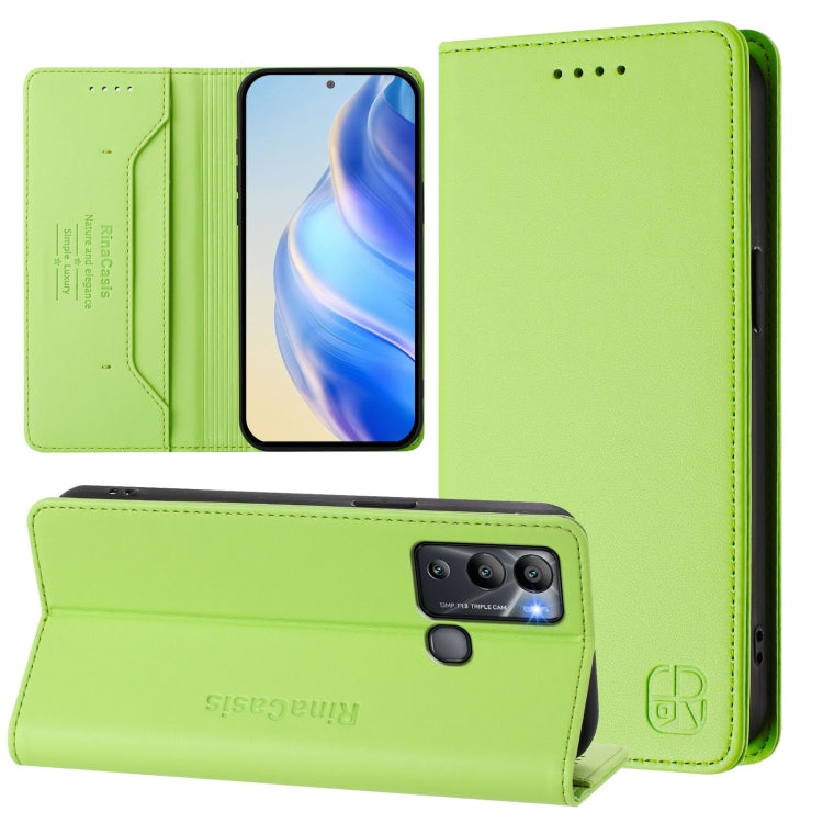 RC01 Dual-Folded Magnetic Suction RFID Leather Phone Case, For Infinix Note 30 4G / 5G, For Infinix Note 30 Pro 4G, For Infinix Note 30 VIP, For Infinix Hot 30i / X669, For Infinix Hot 30 4G, For Infinix Hot 20S / Hot 20 Pro, For Infinix Hot 20 5G     ...