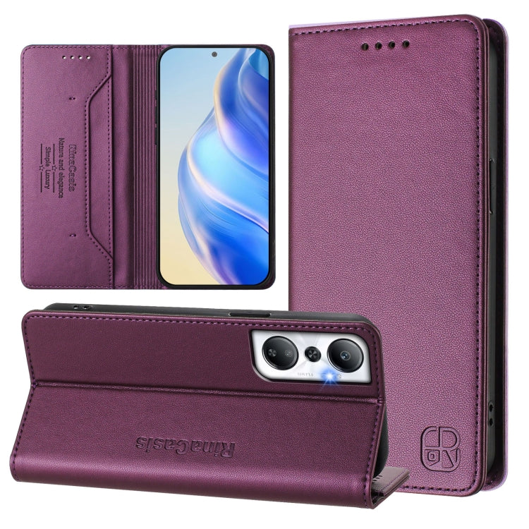 RC01 Dual-Folded Magnetic Suction RFID Leather Phone Case, For Infinix Note 30 4G / 5G, For Infinix Note 30 Pro 4G, For Infinix Note 30 VIP, For Infinix Hot 30i / X669, For Infinix Hot 30 4G, For Infinix Hot 20S / Hot 20 Pro, For Infinix Hot 20 5G     ...